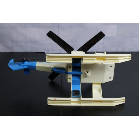 Vintage Fisher Price Rescue Helicopter 305 - Picture 8 of 9